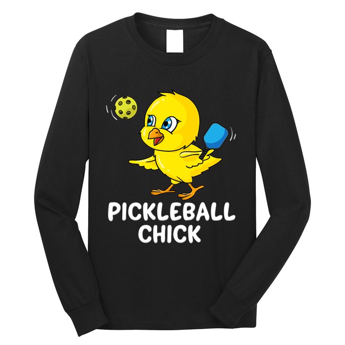 Pickleball Chick, funny pickleball Long Sleeve Shirt