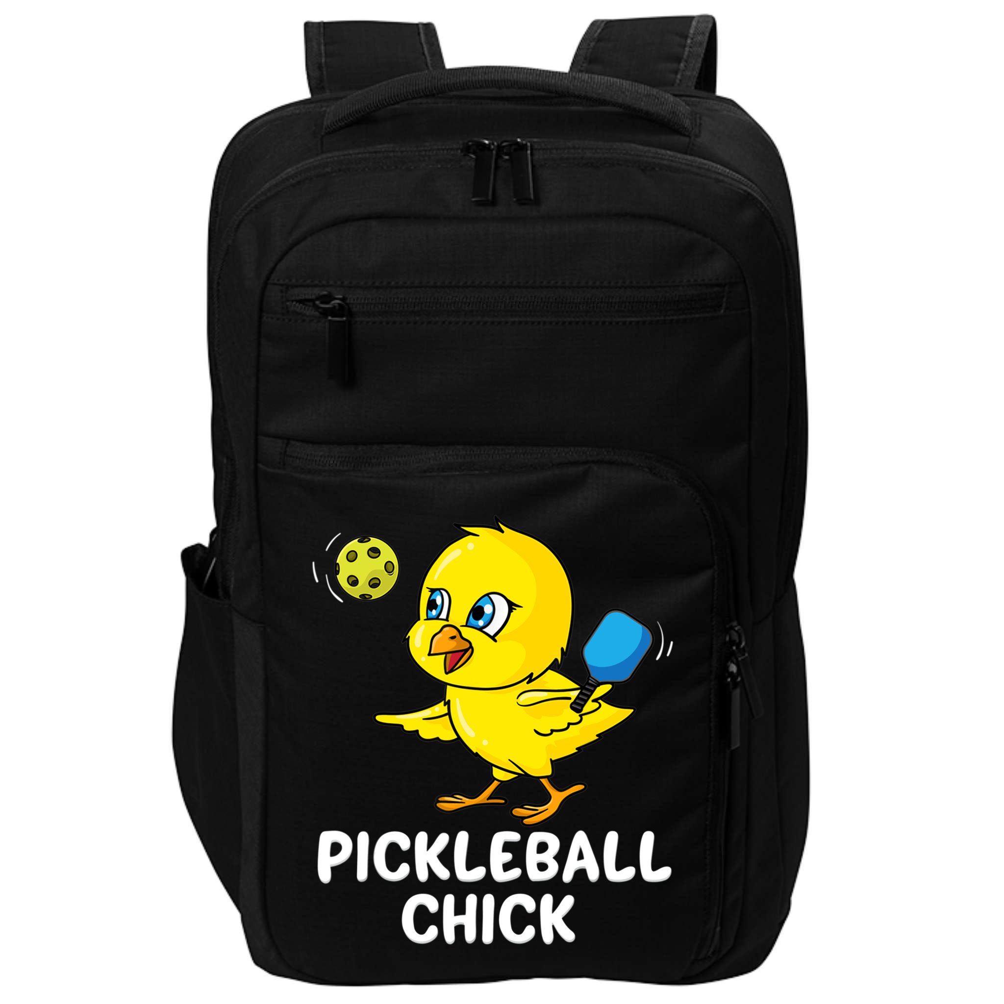 Pickleball Chick, funny pickleball Impact Tech Backpack
