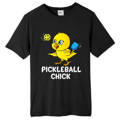 Pickleball Chick, funny pickleball Tall Fusion ChromaSoft Performance T-Shirt