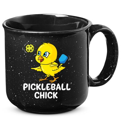Pickleball Chick, funny pickleball 15oz Campfire Ceramic Mug