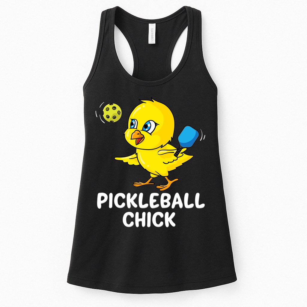 Pickleball Chick, funny pickleball Womens Tank Top