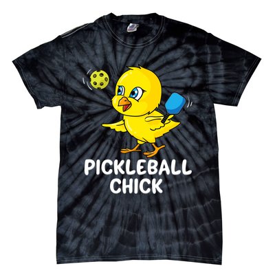 Pickleball Chick, funny pickleball Tie-Dye T-Shirt