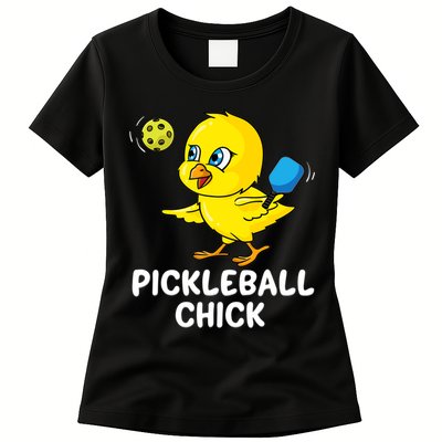 Pickleball Chick, funny pickleball Womens T-Shirt