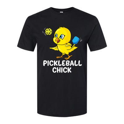 Pickleball Chick, funny pickleball Softstyle® CVC T-Shirt