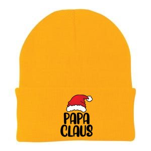 Papa Claus Family Matching Christmas Father Santa Dad Gift Knit Cap Winter Beanie