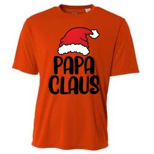 Papa Claus Family Matching Christmas Father Santa Dad Gift Cooling Performance Crew T-Shirt