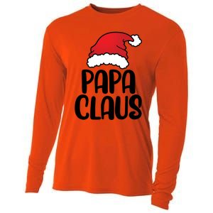 Papa Claus Family Matching Christmas Father Santa Dad Gift Cooling Performance Long Sleeve Crew