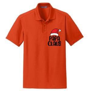 Papa Claus Family Matching Christmas Father Santa Dad Gift Dry Zone Grid Polo