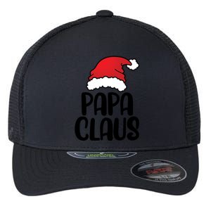 Papa Claus Family Matching Christmas Father Santa Dad Gift Flexfit Unipanel Trucker Cap