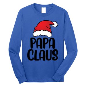 Papa Claus Family Matching Christmas Father Santa Dad Gift Long Sleeve Shirt