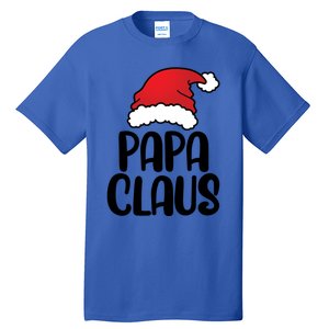 Papa Claus Family Matching Christmas Father Santa Dad Gift Tall T-Shirt