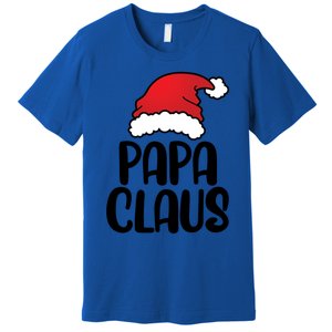 Papa Claus Family Matching Christmas Father Santa Dad Gift Premium T-Shirt