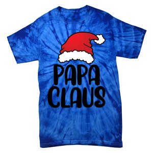 Papa Claus Family Matching Christmas Father Santa Dad Gift Tie-Dye T-Shirt