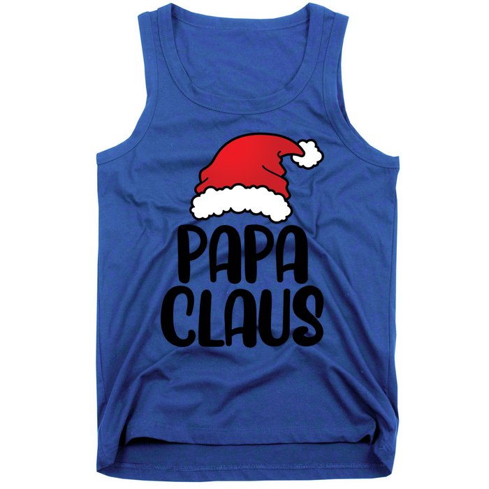 Papa Claus Family Matching Christmas Father Santa Dad Gift Tank Top