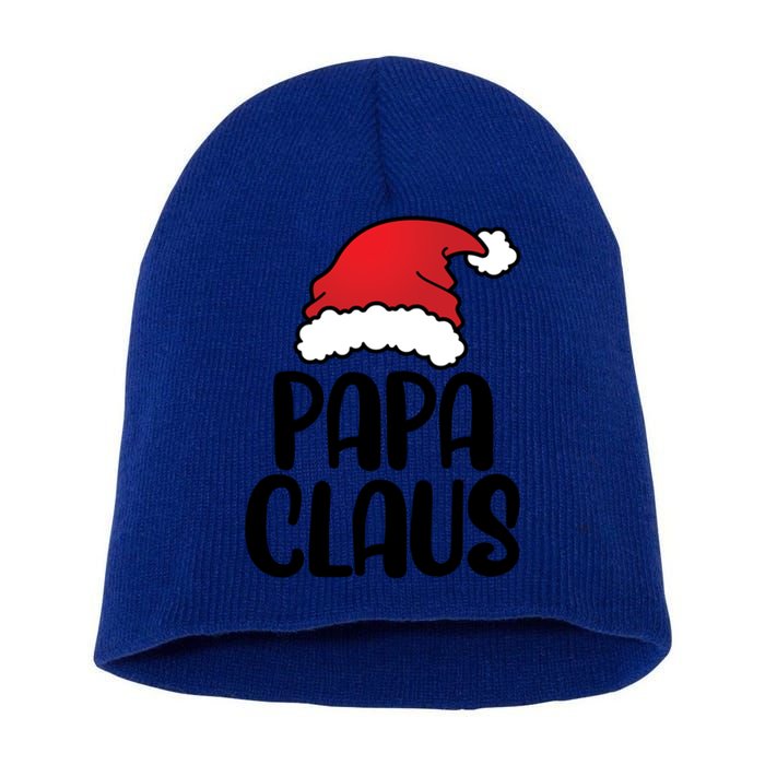 Papa Claus Family Matching Christmas Father Santa Dad Gift Short Acrylic Beanie