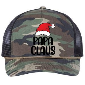 Papa Claus Family Matching Christmas Father Santa Dad Gift Retro Rope Trucker Hat Cap