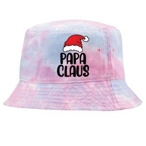 Papa Claus Family Matching Christmas Father Santa Dad Gift Tie-Dyed Bucket Hat