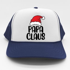 Papa Claus Family Matching Christmas Father Santa Dad Gift Trucker Hat