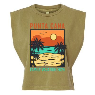 Punta Cana Family Vacation 2024 Garment-Dyed Women's Muscle Tee