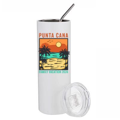 Punta Cana Family Vacation 2024 Stainless Steel Tumbler