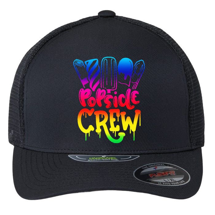 Popsicle Crew Fun Summertime Ice Lolly Summer Treats Flexfit Unipanel Trucker Cap