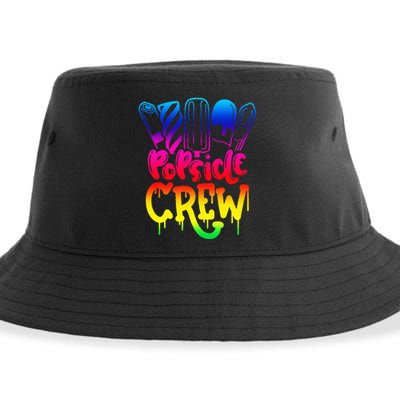 Popsicle Crew Fun Summertime Ice Lolly Summer Treats Sustainable Bucket Hat