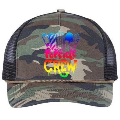 Popsicle Crew Fun Summertime Ice Lolly Summer Treats Retro Rope Trucker Hat Cap