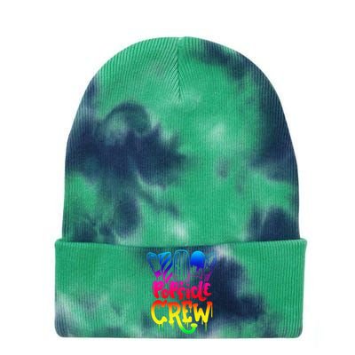 Popsicle Crew Fun Summertime Ice Lolly Summer Treats Tie Dye 12in Knit Beanie