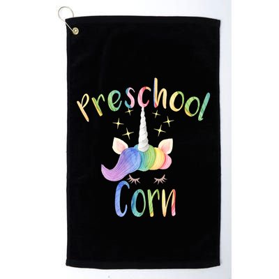 Preschool Corn Fun Unicorn Preschool Teacher Back To School Great Gift Golf Towel