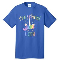 Preschool Corn Fun Unicorn Preschool Teacher Back To School Great Gift Tall T-Shirt