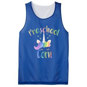 Preschool Corn Fun Unicorn Preschool Teacher Back To School Great Gift Mesh Reversible Basketball Jersey Tank