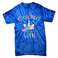 Preschool Corn Fun Unicorn Preschool Teacher Back To School Great Gift Tie-Dye T-Shirt