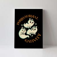 Purranormal Cativity Funny Halloween Costume Ghost Cats Gift Canvas