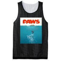 Paws Cat Funny , Kitten Movie Poster Parody Mesh Reversible Basketball Jersey Tank