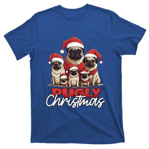 Pugly Christmas Funny Pug Dog Lover Xmas Family Saying Cute Meaningful Gift T-Shirt