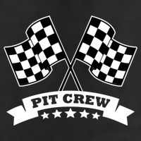 Pit Crew For Race Car Parties White Banner Adult Drive Performance Visor