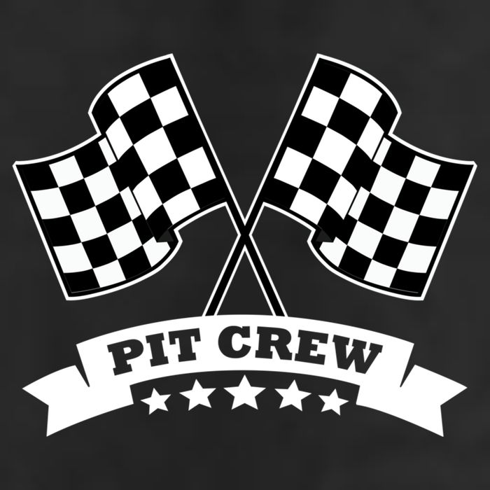 Pit Crew For Race Car Parties White Banner Adult Drive Performance Visor