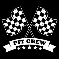 Pit Crew For Race Car Parties White Banner Wool Snapback Cap