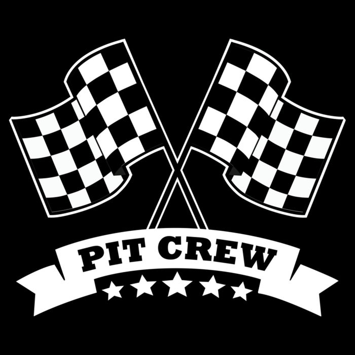 Pit Crew For Race Car Parties White Banner Wool Snapback Cap