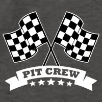 Pit Crew For Race Car Parties White Banner Vector Backpack