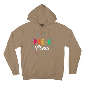 PreKindergarten Crew Funny PreK Teacher 1st Day Of School Hoodie