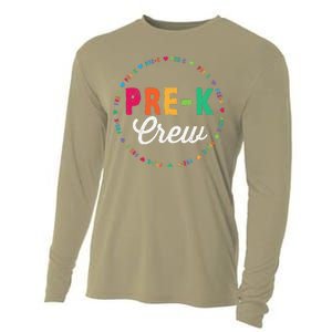 PreKindergarten Crew Funny PreK Teacher 1st Day Of School Cooling Performance Long Sleeve Crew