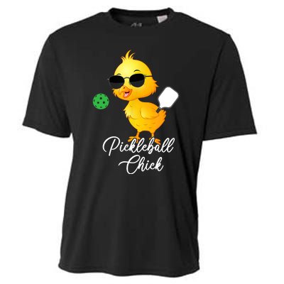 Pickleball Chick, Funny Pickleball TShirt Cooling Performance Crew T-Shirt