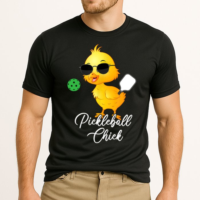 Pickleball Chick, Funny Pickleball Cooling Performance Crew T-Shirt