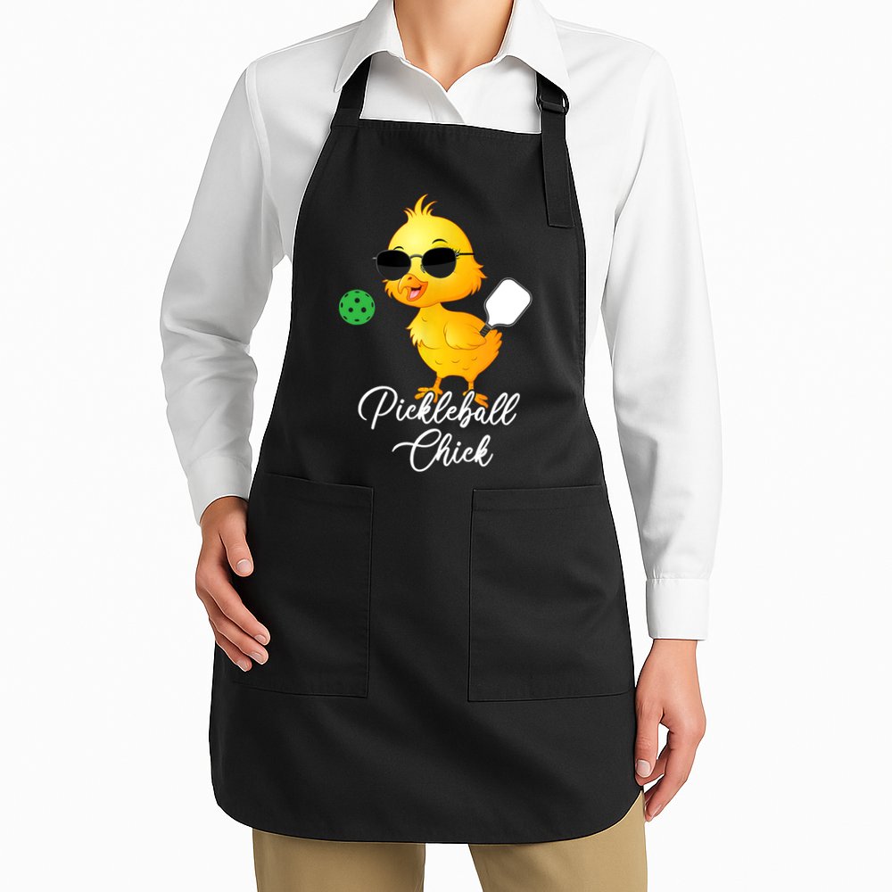 Pickleball Chick, Funny Pickleball Apron