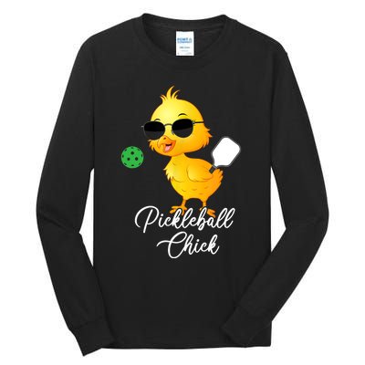 Pickleball Chick, Funny Pickleball TShirt Tall Long Sleeve T-Shirt