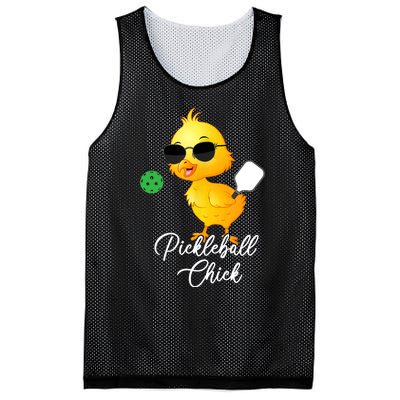 Pickleball Chick, Funny Pickleball TShirt Mesh Reversible Basketball Jersey Tank