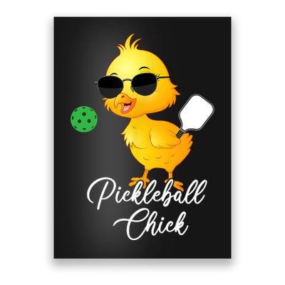 Pickleball Chick, Funny Pickleball Poster