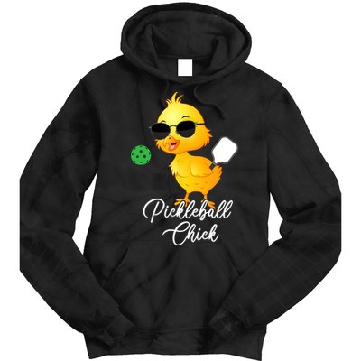 Pickleball Chick, Funny Pickleball Tie Dye Hoodie