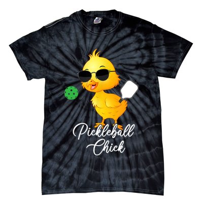 Pickleball Chick, Funny Pickleball Tie-Dye T-Shirt